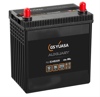 Imagine pentru produsul „ACUMULATOR YUASA AUXILIAR 12V 35AH 272A 197X129X227 +STG"