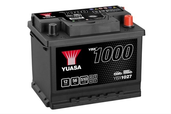 Imagine pentru produsul „ACUMULATOR YUASA 1000 CACA 12V 56AH 510A 243X175X190 +DR"