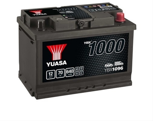 Imagine pentru produsul „ACUMULATOR YUASA 1000 12V 70AH 640A 278X175X190 +DR"
