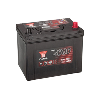 ACUMULATOR YUASA 3000 ASIA 12V 72AH 630A 258X174X225 +DR