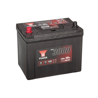 ACUMULATOR YUASA 3000 ASIA 12V 72AH 630A 258X174X225 +STG