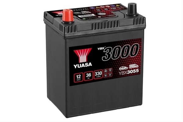 ACUMULATOR YUASA 3000 ASIA 12V 36AH 330A 187X127X227 +STG