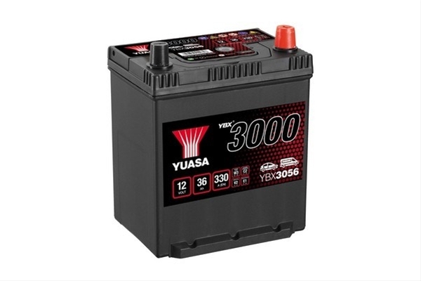 Imagine pentru produsul „ACUMULATOR YUASA 3000 ASIA 12V 36AH 330A 187X136X227 +DR"
