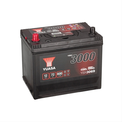 ACUMULATOR YUASA 3000 ASIA 12V 72AH 630A 269X174X223 +STG