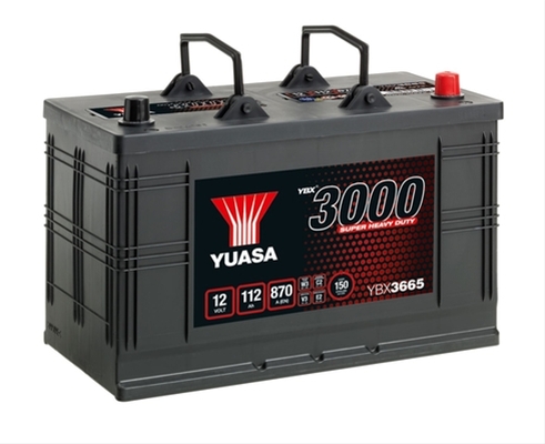 Imagine pentru produsul „ACUMULATOR YUASA 3000 SUPER HD COMPACT 12V 112AH 870A 346X173X234 +DR"
