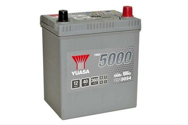 Imagine pentru produsul „ACUMULATOR YUASA 5000 ASIA 12V 40AH 360A 187X127X223 +DR"