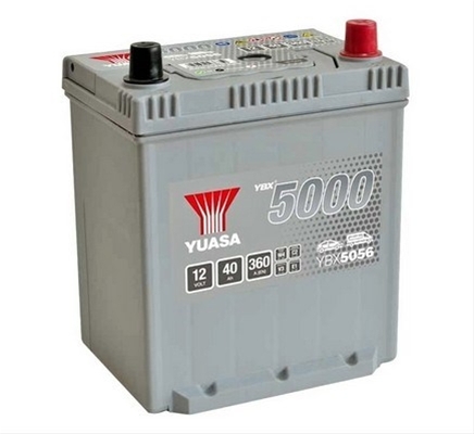 Imagine pentru produsul „ACUMULATOR YUASA 5000 ASIA 12V 40AH 360A 187X137X223 +DR"