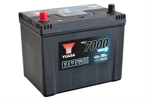 Imagine pentru produsul „ACUMULATOR YUASA 7000 ASIA 12V 72AH 720A 260X173X225 +STG"