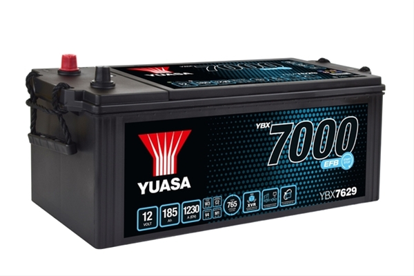 Imagine pentru produsul „ACUMULATOR YUASA 7000 SUPER HD 12V 185AH 1230A 511X222X215 3"