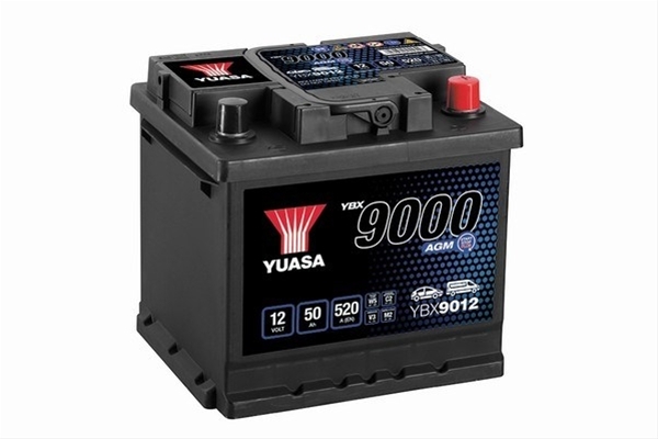 ACUMULATOR YUASA 9000 AGM 12V 50AH 520A 207X175X190 +DR