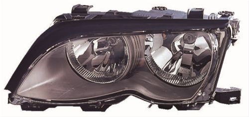 FAR E46 01-, ELEC+MOT,NEGRU, H7/H7,ST - DEPO-A.M.