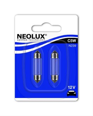 BLISTER 2 BECURI 12V5W TIP SOFIT C5W NEOLUX