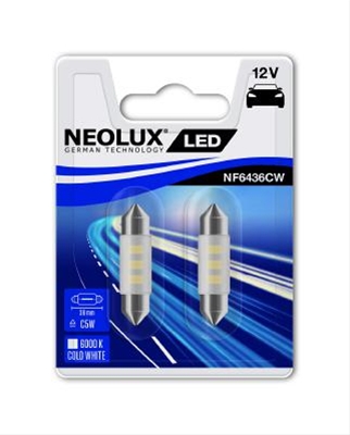BLISTER 2 BECURI LED 12V0,5W TIP C5W NEOLUX