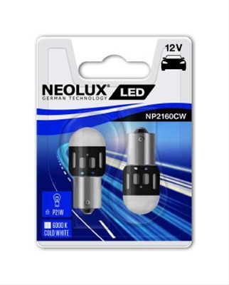 BLISTER 2 BECURI LED 12V1,2W TIP P21W NEOLUX