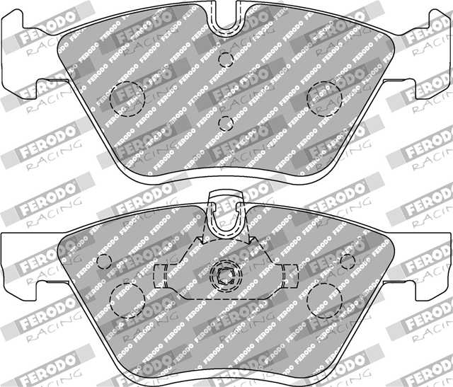 Imagine pentru produsul „SET PLACUTE FRANA RACING - FERODO RACING"