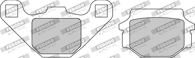 Imagine pentru produsul „SET PLACUTE FRANA ECO FRICTION - FERODO RACING"