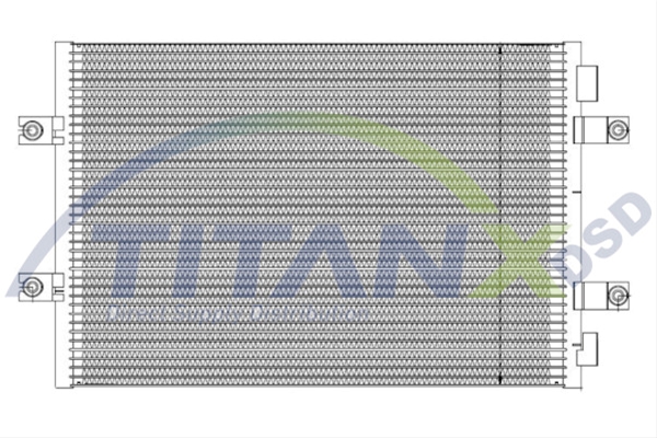 Imagine pentru produsul „CONDENSATOR A/C RENAULT MASCOTT 04> TITAN-X"