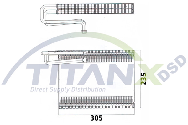 Imagine pentru produsul „EVAPORATOR VOLVO FH TITAN-X"