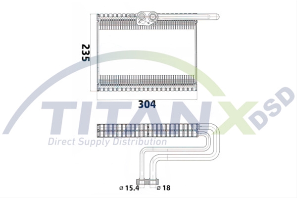 Imagine pentru produsul „EVAPORATOR VOLVO FH/RENAULT CTK TITAN-X"