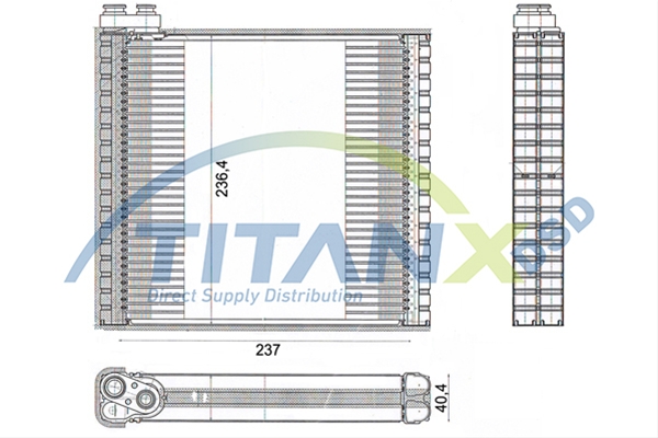 Imagine pentru produsul „EVAPORATOR FIAT / IVECO DUCATO 06> TITAN-X"