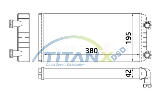 Imagine pentru produsul „CALORIFER VOLVO FH12 TITAN-X"