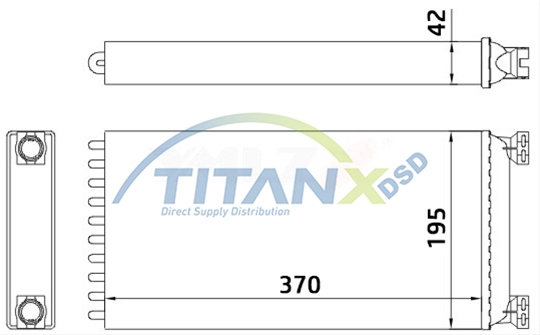 Imagine pentru produsul „CALORIFER MAN TGA-TGL/DAF CF-XF105 TITAN-X"