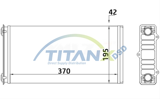 Imagine pentru produsul „CALORIFER DAF 65CF-75CF-85CF TITAN-X"