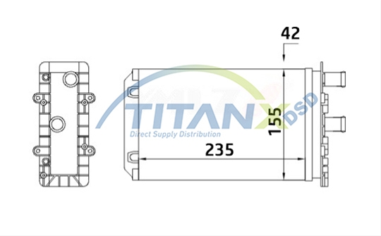 Imagine pentru produsul „CALORIFER VW TRANSPORTER T4 AUX TITAN-X"