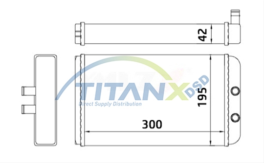 Imagine pentru produsul „CALORIFER FIAT DUCATO 02> REAR AC TITAN-X"