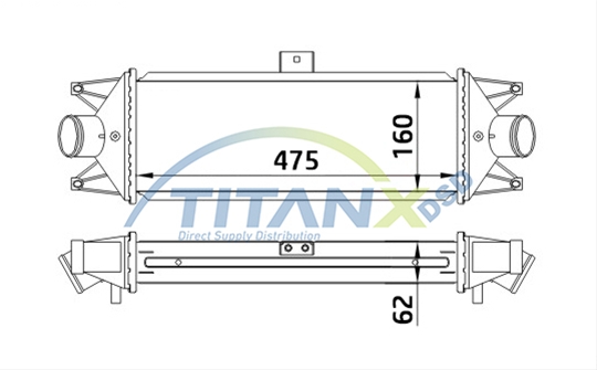 Imagine pentru produsul „INTERCOOLER FIAT / IVECO DAILY 99> TITAN-X"