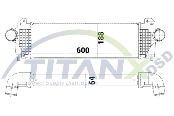 Imagine pentru produsul „INTERCOOLER TITAN-X"