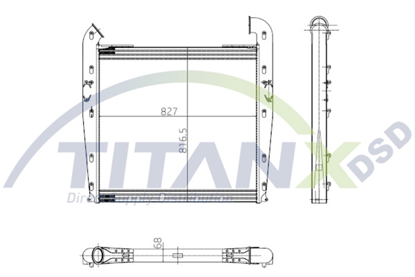 Imagine pentru produsul „INTERCOOLER SCANIA 4 SERIES R TITAN-X"