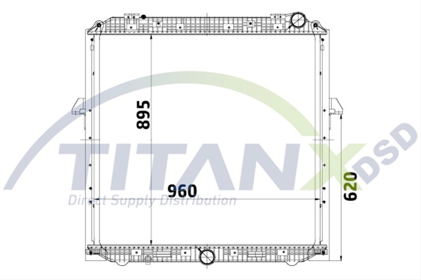 Imagine pentru produsul „RADIATOR MOTOR (CU RAMA) TITAN-X"