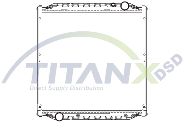 Imagine pentru produsul „RADIATOR MAN L2000 590X620MM TITAN-X"