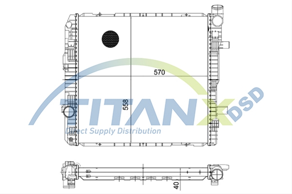 Imagine pentru produsul „RADIATOR MB T2 MT TITAN-X"