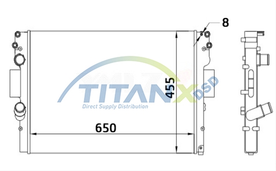Imagine pentru produsul „RADIATOR FIAT / IVECO DAILY 06> TITAN-X"