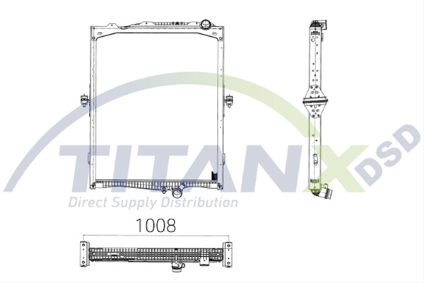 Imagine pentru produsul „RADIATOR (CU RAMA) TITAN-X"