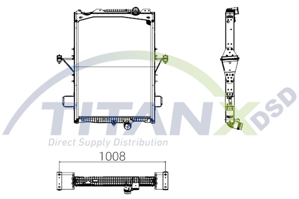 Imagine pentru produsul „RADIATOR (CU RAMA) VOLVO FM-FMX TITAN-X"