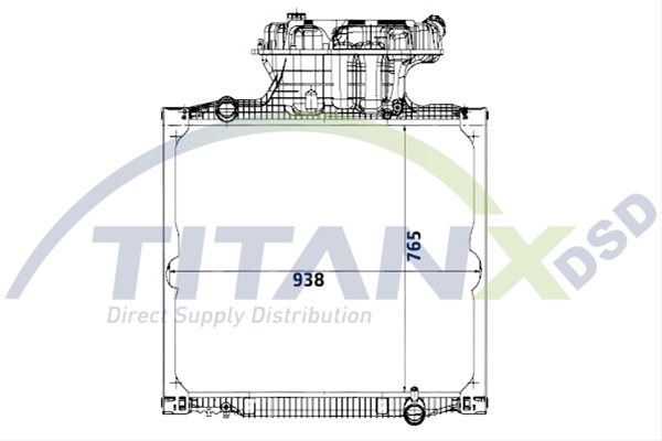 Imagine pentru produsul „RADIATOR MAN TGA-TGS-TGX 765X940 TITAN-X"