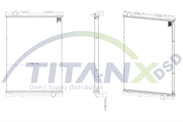 Imagine pentru produsul „RADIATOR (FARA RAMA) MAN F2000 NKD TITAN-X"