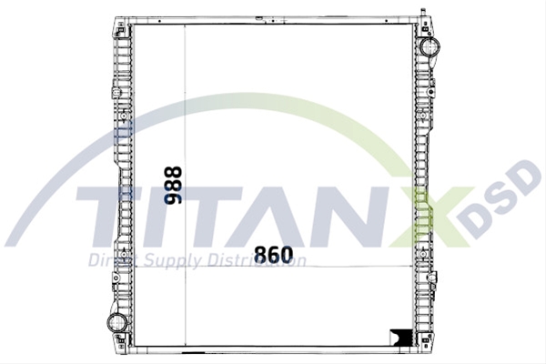 Imagine pentru produsul „RADIATOR SCANIA PGRT R TITAN-X"