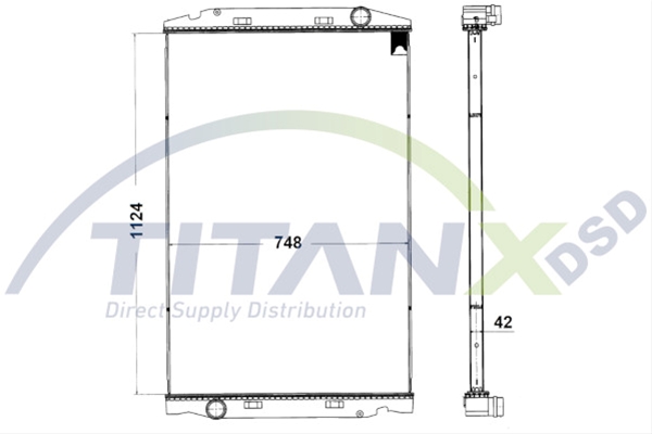 Imagine pentru produsul „RADIATOR IVECO STRALIS 1124X748 TITAN-X"