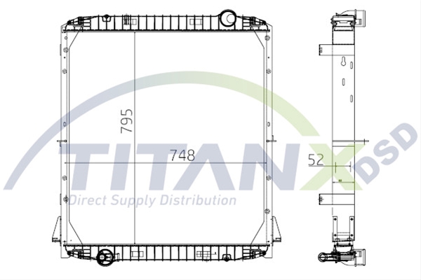 Imagine pentru produsul „RADIATOR IVECO EUROTECH-EUROTRAKKER TITAN-X"