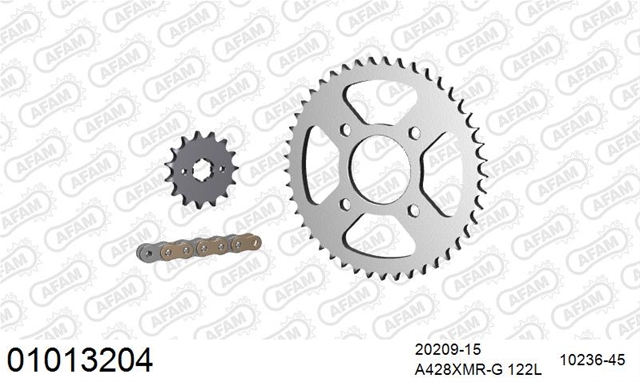 Imagine pentru produsul „KIT LANT HONDA 125 CBF 20152020"