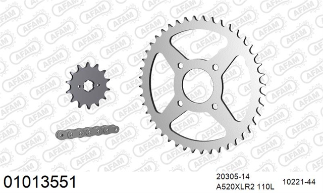 Imagine pentru produsul „KIT LANT HONDA XL 125 V VARADERO 20002016"