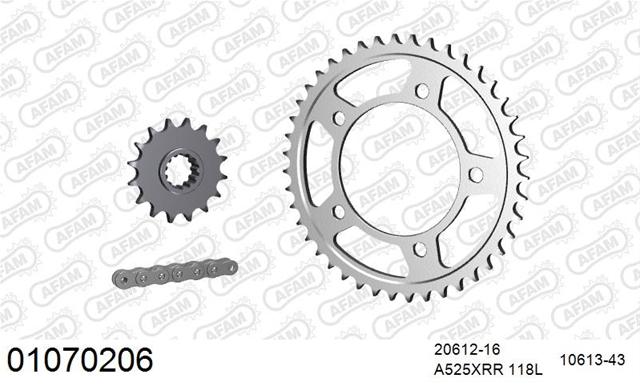 Imagine pentru produsul „KIT LANT HONDA CB 600 F HORNET 20072013"