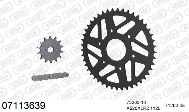 Imagine pentru produsul „KIT LANT KTM 125 DUKE 4T 20142023"