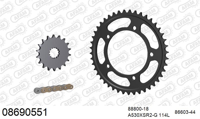 Imagine pentru produsul „KIT LANT TRIUMPH 1050 TIGER 20072013"