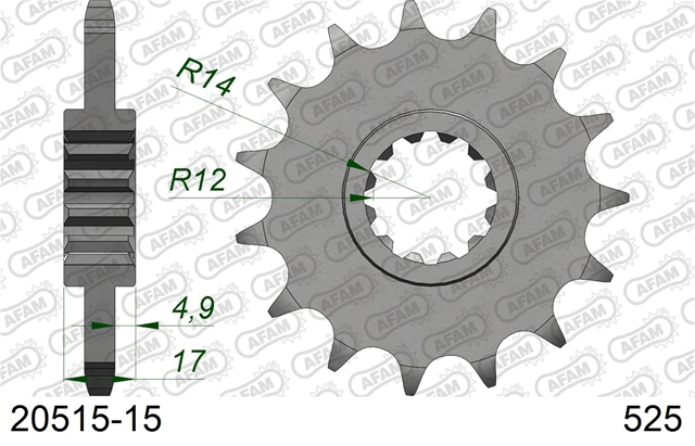 Imagine pentru produsul „PINION FATA #525"