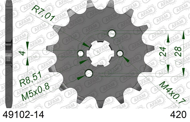 Imagine pentru produsul „PINION FATA #420"
